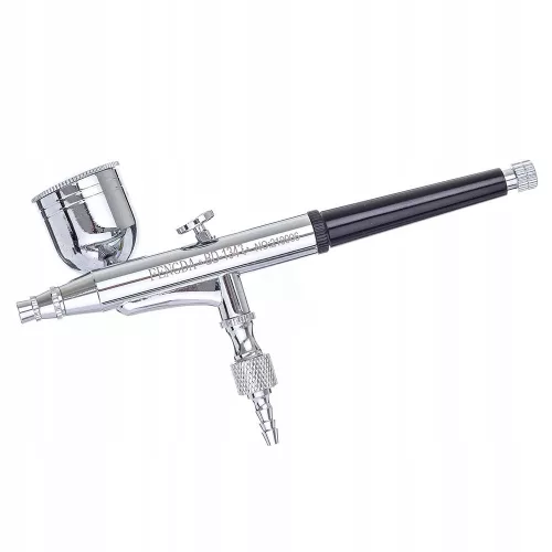 Airbrush Profesional Fengda BD-134 cu Duză de 0,3 mm și Două Rezervoare Laterale