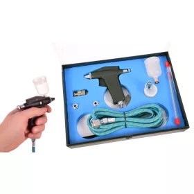   Airbrush Profesional Fengda BD-105K cu Furtun de Aer și Duze de 0.3, 0.5 mm