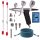 Set Aerograf Fengda BD-116C cu 3 Rezervoare și 3 Duze de 0.3, 0.5, 0.8 mm