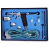 Set Aerograf Fengda BD-116C cu 3 Rezervoare și 3 Duze de 0.3, 0.5, 0.8 mm