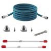 Set Aerograf Fengda BD-116C cu 3 Rezervoare și 3 Duze de 0.3, 0.5, 0.8 mm