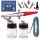 Set Aerograf Profesional Fengda BD-158S cu 3 Duze Mari și Două Rezervoare, 0.5, 0.8, 1.0 mm