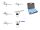 Set Profesional Aerograf cu 6 Pistoale de Vopsit Fengda BD-813, Furtun Compatibil 1/8", Duze de 0,2, 0,3, 0,35, 0,5 mm