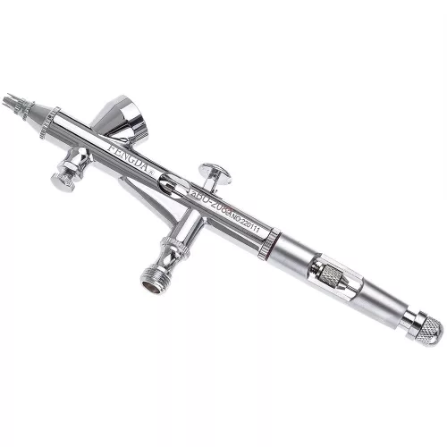 Set Aerograf Profesional Fengda BD-280K cu 4 Duze (0.2, 0.3, 0.35, 0.5 mm) și 2 Aerografe BD-280K