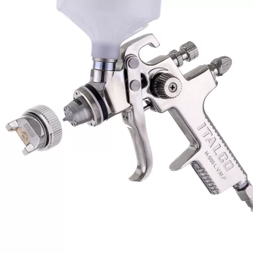 Pistol de Vopsit Italco H-500 LVMP, Duza 1,4 mm, Rezervor 600 ml