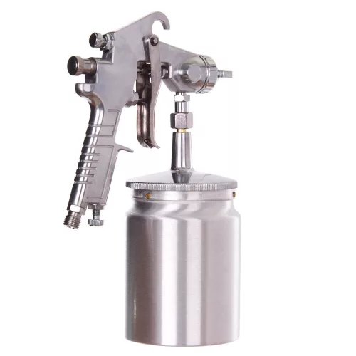 Pistol de Pulverizare Premium din Aluminiu cu Rezervor Inferior Auarita W-71S HVLP 1,3 mm