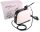 Compresor Studio pentru Airbrush Cosmetic HS-386K, Alb, cu Ventilator Nou, 0,2 Litri