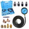 Set Profesional de Măsurare a Presiunii Uleiului cu Geantă de Plastic (12 Piese) TC Technic SK2121