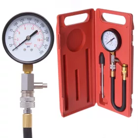   Manometru de Compresie BENZINĂ TC Technic SK2134 cu Sistem de Conectare Rapidă, 260 mm