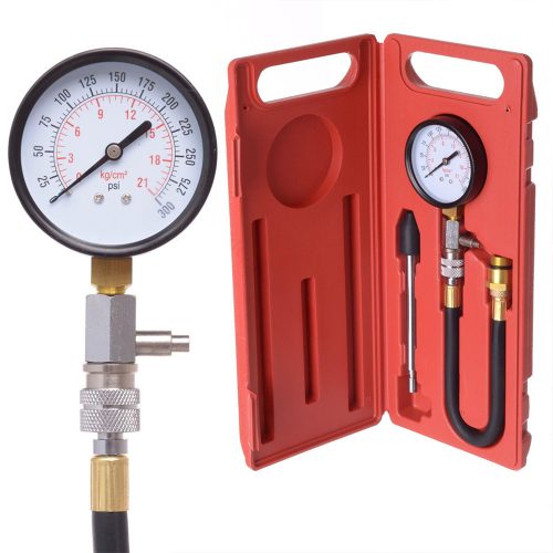 Manometru de Compresie BENZINĂ TC Technic SK2134 cu Sistem de Conectare Rapidă, 260 mm