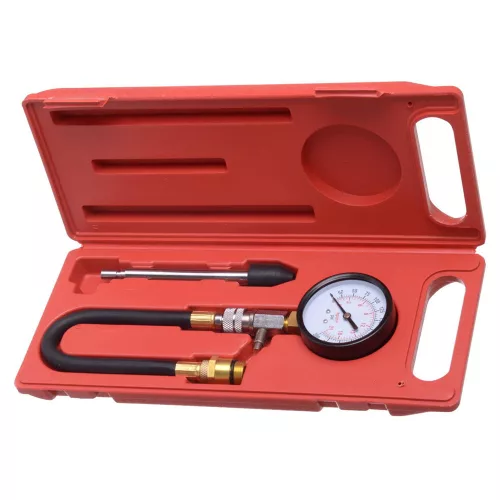 Manometru de Compresie BENZINĂ TC Technic SK2134 cu Sistem de Conectare Rapidă, 260 mm