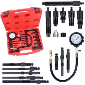   Manometru de Compresie pentru Motoare Diesel - Set 17 Piese TC Technic SK2125