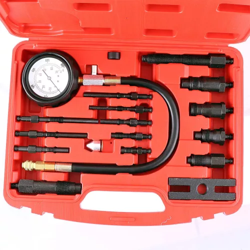 Manometru de Compresie pentru Motoare Diesel - Set 17 Piese TC Technic SK2125
