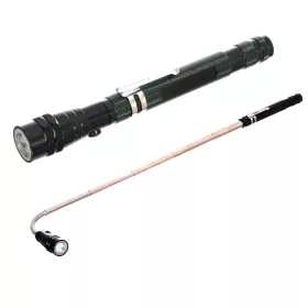   Lanternă LED Telescopică cu Mâner Magnetic TC Technic SK2319, 17-56,5 cm, 3 diode LED, 4x LR44