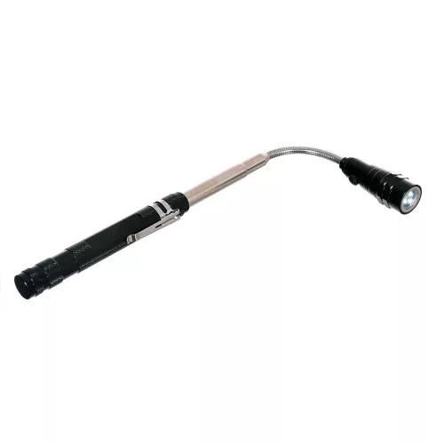 Lanternă LED Telescopică cu Mâner Magnetic TC Technic SK2319, 17-56,5 cm, 3 diode LED, 4x LR44