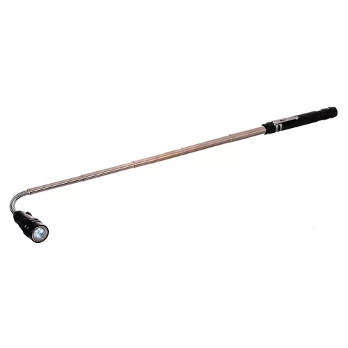 Lanternă LED Telescopică cu Mâner Magnetic TC Technic SK2319, 17-56,5 cm, 3 diode LED, 4x LR44