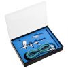 Set Aerograf Universal Fengda BD-180k cu Duze 0.2, 0.3 mm, Rezervor 7 cm3 și Reductor