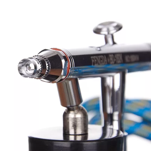 Acțiune Dublă Airbrush cu 3 Duze Interșanjabile și Furtun Fengda BD-182K (0.3, 0.5, 0.8 mm)