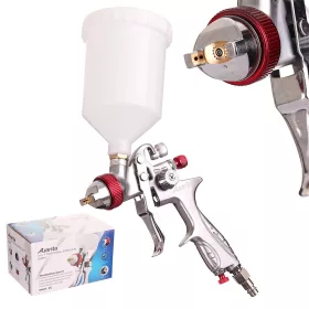   Pistol de Pulverizare Auarita H-887P HVLP 1,3 mm, 600 ml, Oțel Inoxidabil, Presiune Medie, Ecologic