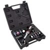 Set Profesional de Șlefuitor Pneumatic cu Capete în Valiză de Plastic Technic AT-7032LBK, 230 mm, Mâner din Cauciuc