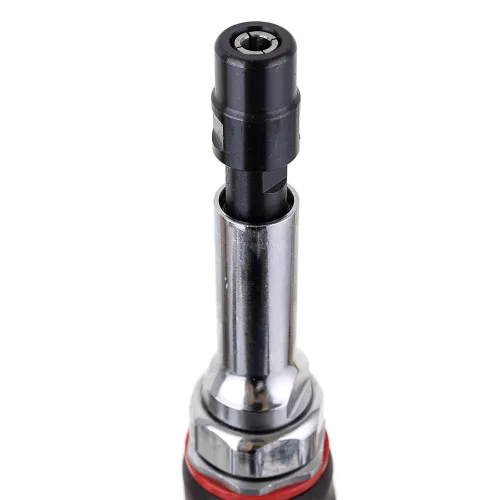 Set Profesional de Șlefuitor Pneumatic cu Capete în Valiză de Plastic Technic AT-7032LBK, 230 mm, Mâner din Cauciuc