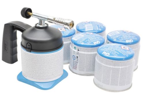 Set Forrasztóégő LM1000 cu 5 Butelii de Gaz 190g CFH Germania 52160