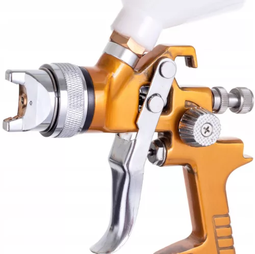 Pistol de pulverizare Auarita H-827 HVLP Auriu 1,3 mm - Performanță Profesională pentru Aplicații Diverse