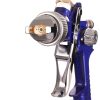 Pistol de Pulverizare Auarita H-827 HVLP Albastru 1,3 mm cu Furtun de Conectare