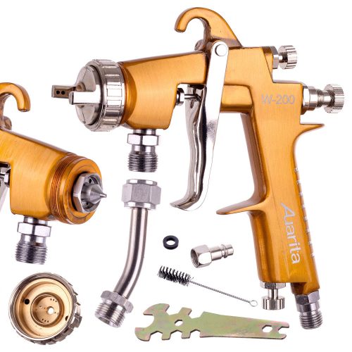Pistol de Pulverizare HVLP 1,2 mm pentru Unități de Vopsire Auarita W-200PT (Compatibil cu Sistemele Auarita PT-2 și PT-8)