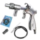 Pistol de sablare profesional Technic Lp-18 cu duză metalică și ceramică, compatibil cu diferite materiale abrazive, formă ergonomică și construcție durabilă din metal