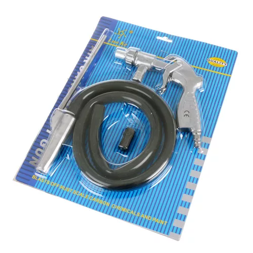 Pistol de sablare profesional Technic Lp-18 cu duză metalică și ceramică, compatibil cu diferite materiale abrazive, formă ergonomică și construcție durabilă din metal