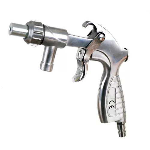 Pistol de sablare profesional Technic Lp-18 cu duză metalică și ceramică, compatibil cu diferite materiale abrazive, formă ergonomică și construcție durabilă din metal