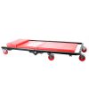 Platformă Mobilă pentru Mecanică Auto cu Tetieră Big Red TR6454A (Pliabilă, Dimensiune Deschisă 90x42x16 cm, Dimensiune Pliată 45x42x12 cm, Greutate 7 kg)