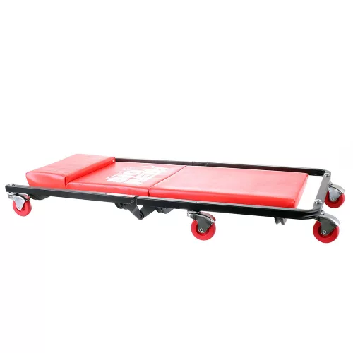 Platformă Mobilă pentru Mecanică Auto cu Tetieră Big Red TR6454A (Pliabilă, Dimensiune Deschisă 90x42x16 cm, Dimensiune Pliată 45x42x12 cm, Greutate 7 kg)