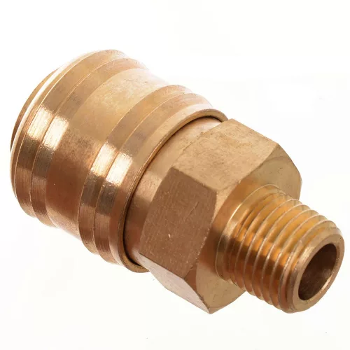 Conector Rapid Feminin 1/4 țol din Alamă pentru Cuplaj Pneumatic