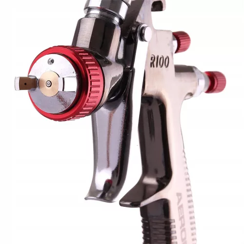 Pistol de Pulverizare Mini LVLP cu Duza de 1,0 mm pentru Compresoare Mici Aeropro R100 (125 ml)