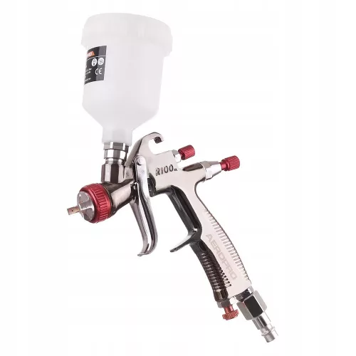 Mini Pistol de Pulverizare LVLP cu Duza de 1,2 mm pentru Compresoare Mici Aeropro R100 (125 ml)
