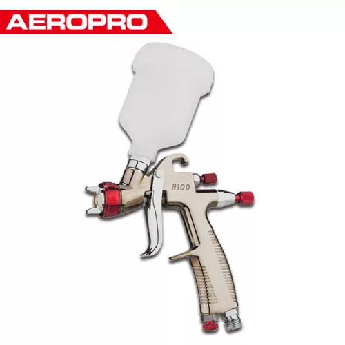 Mini Pistol de Pulverizare LVLP cu Duza de 1,2 mm pentru Compresoare Mici Aeropro R100 (125 ml)