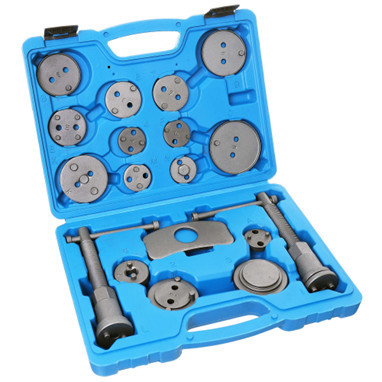 Set Profesional pentru Retragerea Pistonului de Frână, 18 Elemente, Compatibil cu Multiple Mărci Auto, Material Oțel