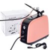 Set Compresor Studio - Aerograf Cosmetic HS-386k (pentru tatuaje, pictură corporală și modelism)