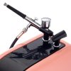 Set Compresor Studio - Aerograf Cosmetic HS-386k (pentru tatuaje, pictură corporală și modelism)