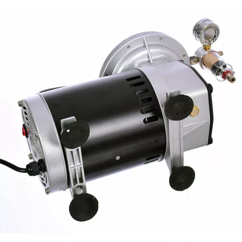 Pompa de Vid cu Membrană 650 Hgmm 128-135 l/min cu Filtru de Intrare și Separator de Apă, Manometru Technic AS29