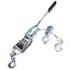 Troliu Manual cu Frânghie, 3 Cârlige și 2 Roți Dințate, Capacitate 4 Tone Big Red TRK8041