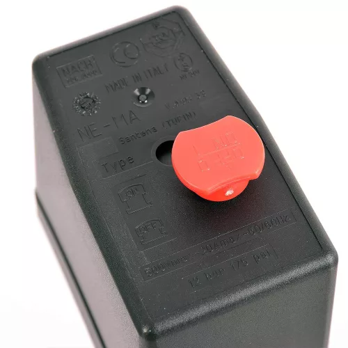 Presostat Profesional Trifazic pentru Motoare Mari de Compresor Ne-Ma MDR300 400V 20A Fabricat în Italia