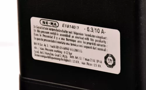 Presostat pentru Compresoare Mari 1/4" 400V 10A Fabricat în Italia Ne-Ma ET24V6