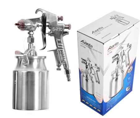 Pistol profesional de pulverizare cu rezervor inferior Auarita S-770S, 1000 ml, duză 3,0 mm