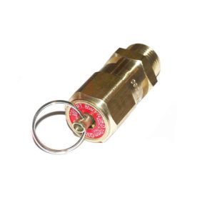   Supapă de Siguranță Profesională 3/8" 8 Bari pentru Compresor - Instalări Pneumatice