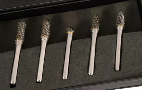 Set Premium Freze Vidia pentru Prelucrarea Metalelor cu Coadă de 6 mm (5 piese) - TC Technic SK2711