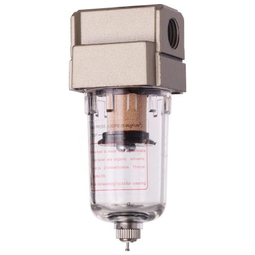 Separator și Dehidratator de Aer, Filtru de Ulei 1/4" AF2000-02 CH, Înălțime 105mm, Presiune 14,7 bar