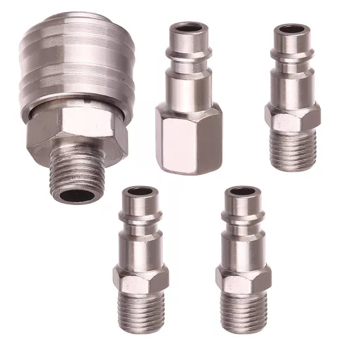 Set Pneumatic Conectori Rapizi 1/4" TC Technic CK-001K pentru Unelte Pneumatice